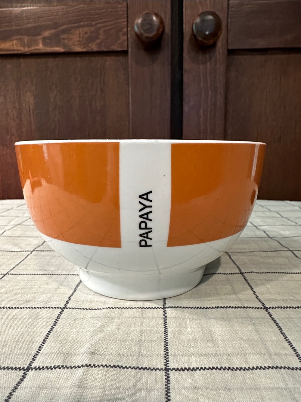 Dibbern bowl • papaya • ceramic